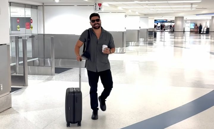 Así fue el recibimiento a Alejandro Cuervo en el aeropuerto de Miami